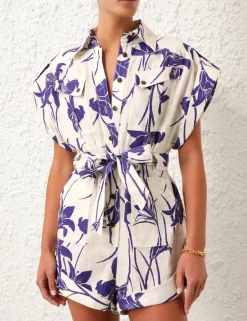 ZIMMERMANN Acadian Cuffed Playsuit