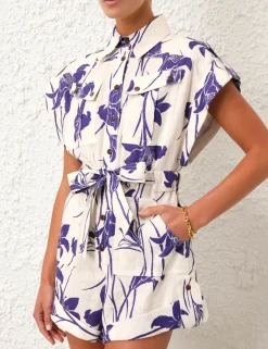 ZIMMERMANN Acadian Cuffed Playsuit