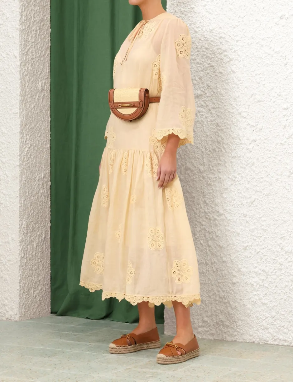 Discount ZIMMERMANN Acadian Embroidered Maxi Dress