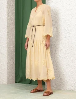 Discount ZIMMERMANN Acadian Embroidered Maxi Dress