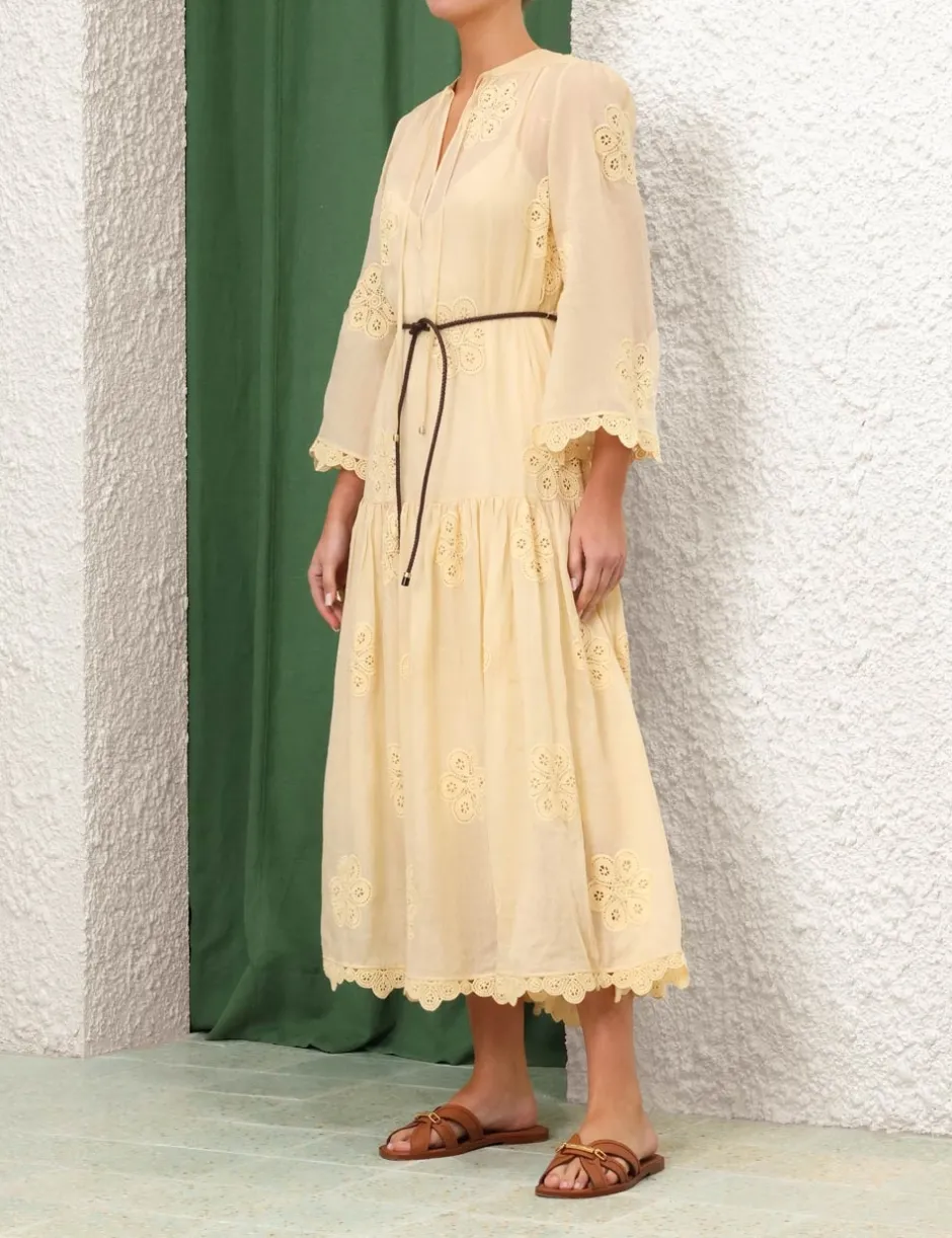 Discount ZIMMERMANN Acadian Embroidered Maxi Dress