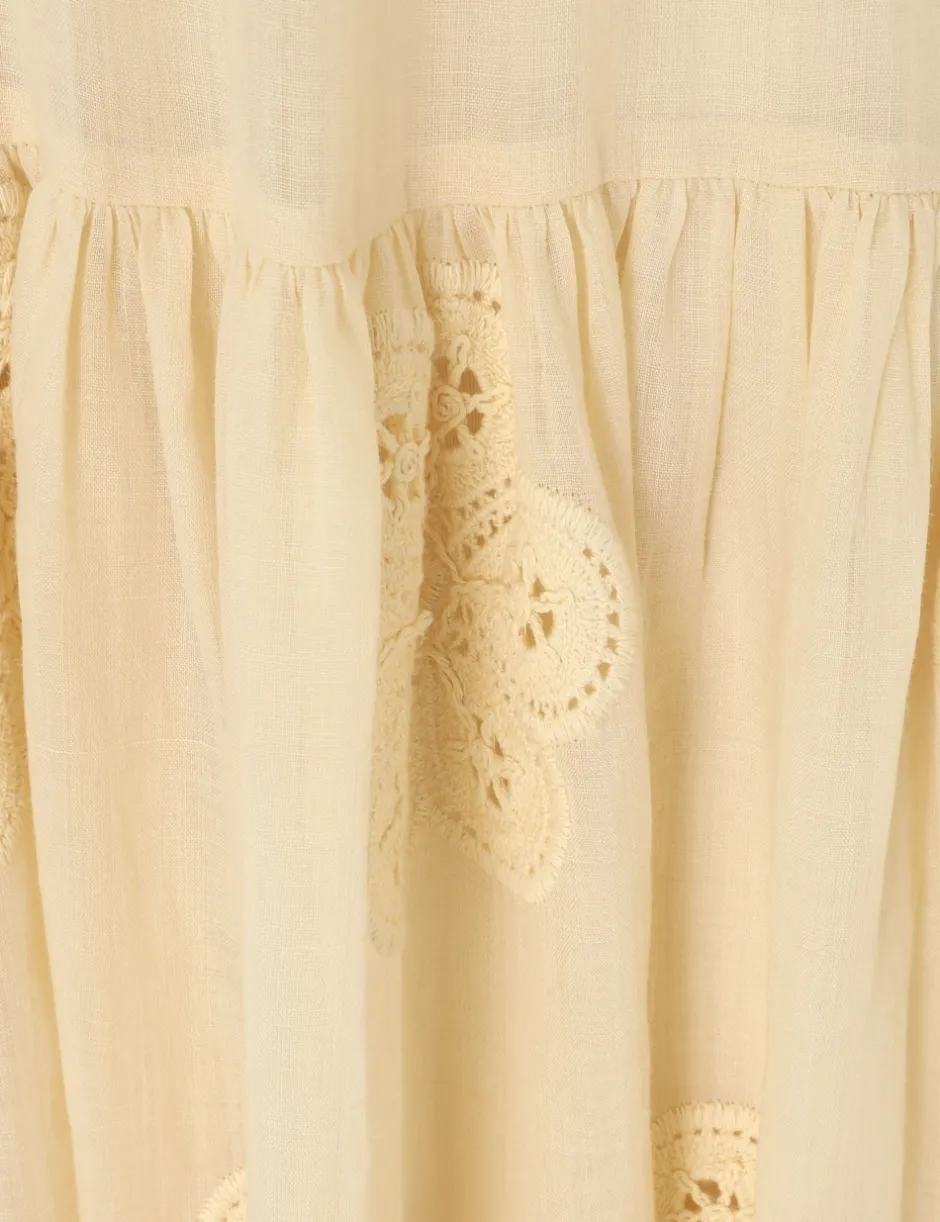 Hot ZIMMERMANN Acadian Embroidered Maxi Dress