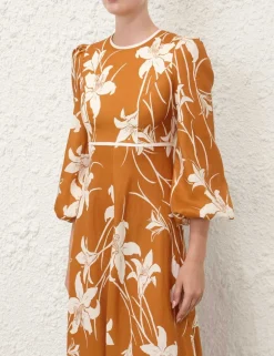 Outlet ZIMMERMANN Acadian High Neck Dress
