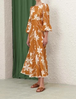 Outlet ZIMMERMANN Acadian High Neck Dress