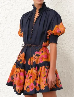 ZIMMERMANN Acadian Lantern Mini Dress