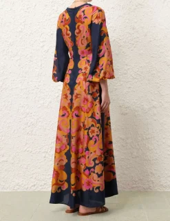 Online ZIMMERMANN Acadian Long Sleeve Maxi Dress