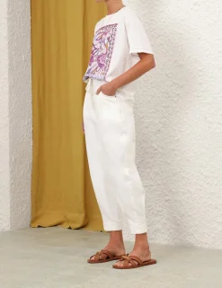 Clearance ZIMMERMANN Acadian Printed Relaxed Tee