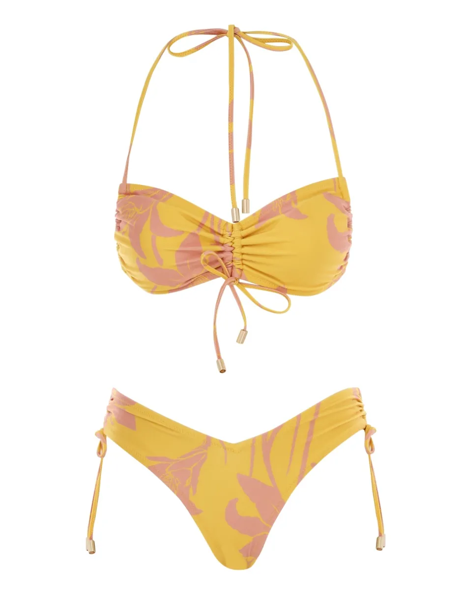 Hot ZIMMERMANN Acadian Ruched Side Bikini