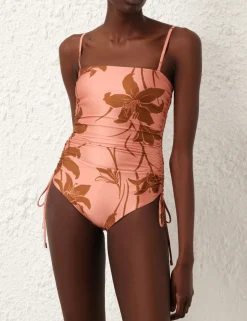 Sale ZIMMERMANN Acadian Ruched Side 1Pc