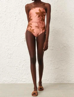 Sale ZIMMERMANN Acadian Ruched Side 1Pc