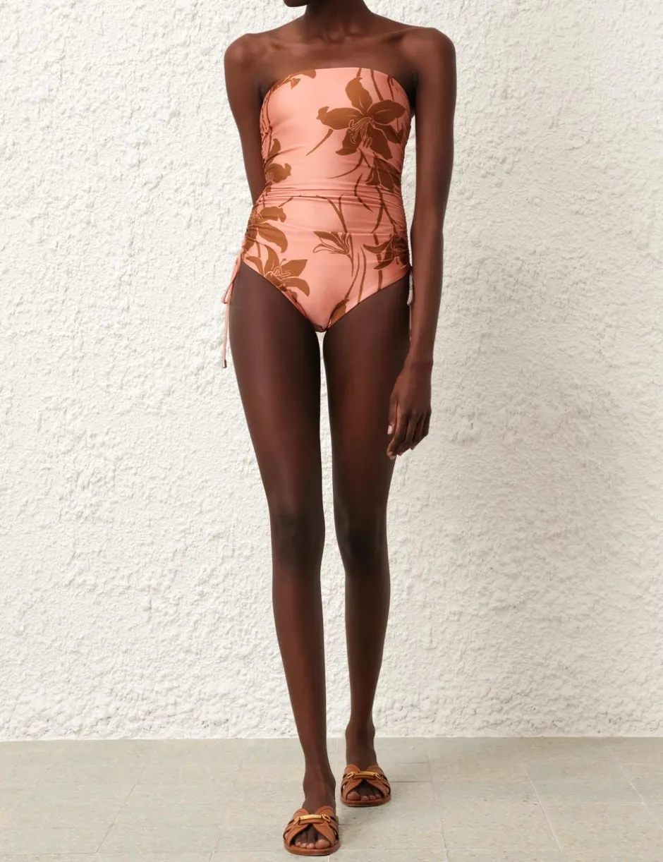 Sale ZIMMERMANN Acadian Ruched Side 1Pc
