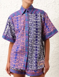 New ZIMMERMANN Acadian Spliced Shirt