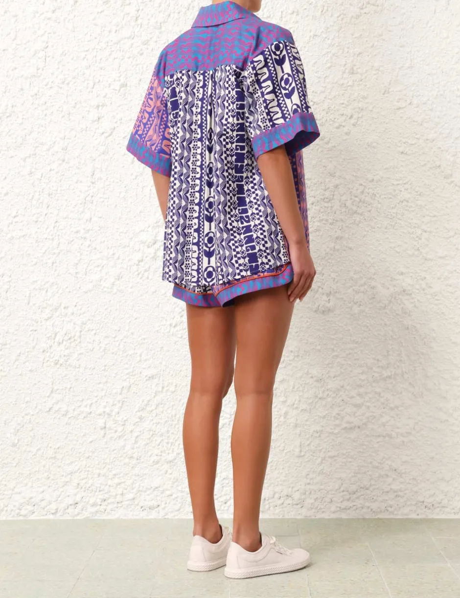 Online ZIMMERMANN Acadian Spliced Shirt