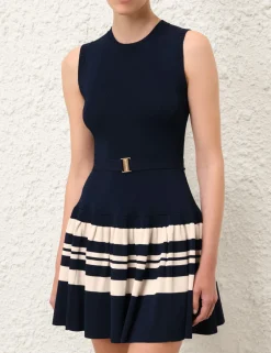 Hot ZIMMERMANN Acadian Stripe Mini Dress