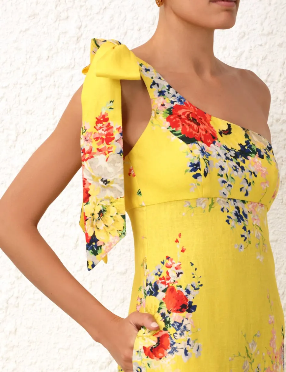 Hot ZIMMERMANN Alight Asymmetric Midi Dress