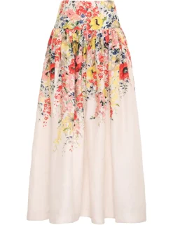 Outlet ZIMMERMANN Alight Basque Midi Skirt