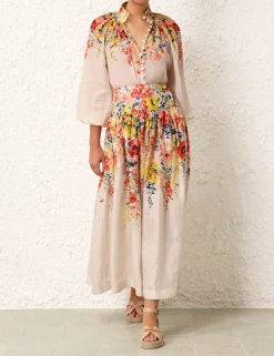 Discount ZIMMERMANN Alight Basque Midi Skirt
