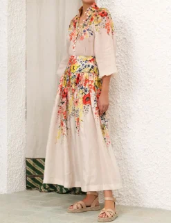 Discount ZIMMERMANN Alight Basque Midi Skirt