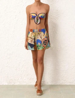 Best ZIMMERMANN Alight Draw Waist Shorts
