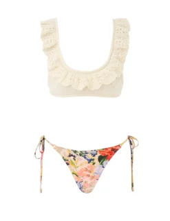 Discount ZIMMERMANN Alight Frill Knit Scoop Bikini