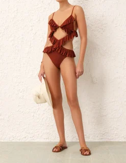 Outlet ZIMMERMANN Alight Gather Frill 1Pc