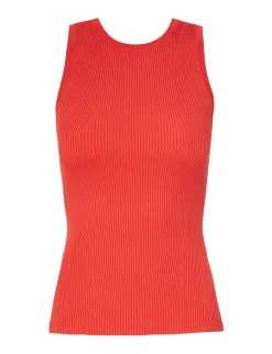 Best ZIMMERMANN Alight Knit Racer Tank
