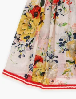 New ZIMMERMANN Alight Knit Top Woven Dress
