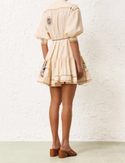 Online ZIMMERMANN Alight Lantern Mini Dress
