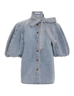 Best ZIMMERMANN Alight Lantern Sleeve Shirt