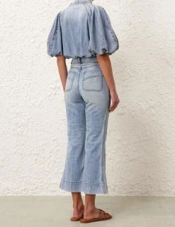 Best ZIMMERMANN Alight Lantern Sleeve Shirt