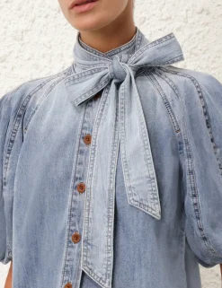 Best ZIMMERMANN Alight Lantern Sleeve Shirt