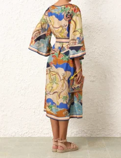 Clearance ZIMMERMANN Alight Midi Dress