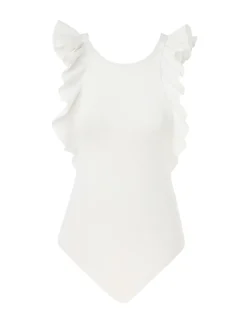 New ZIMMERMANN Alight Racer Back Frill 1Pc
