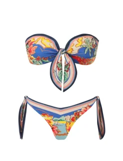 Outlet ZIMMERMANN Alight Scarf Tie Bikini