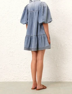 New ZIMMERMANN Alight Smock Dress