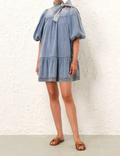 New ZIMMERMANN Alight Smock Dress