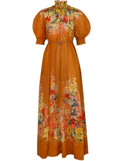 New ZIMMERMANN Alight Swing Maxi Dress
