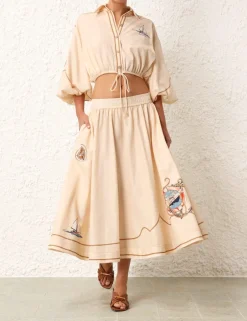 Hot ZIMMERMANN Alight Swing Skirt