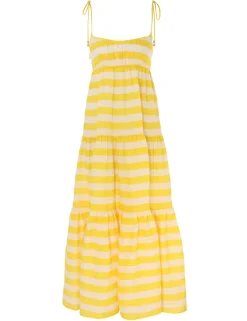 ZIMMERMANN Alight Tie Shoulder Dress