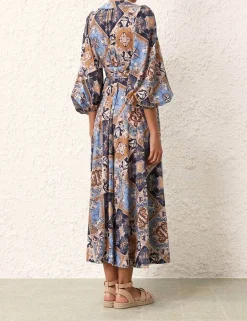 Best ZIMMERMANN Alight Wrap Midi Dress