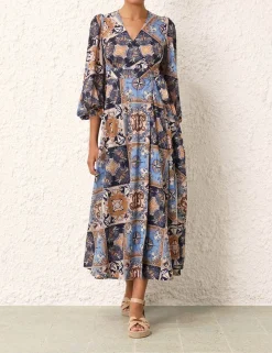 Discount ZIMMERMANN Alight Wrap Midi Dress