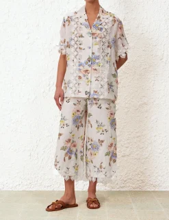 Clearance ZIMMERMANN Applique Oversized Shirt