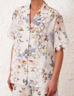 Best ZIMMERMANN Applique Oversized Shirt
