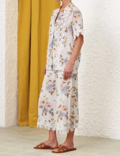 Best ZIMMERMANN Applique Oversized Shirt