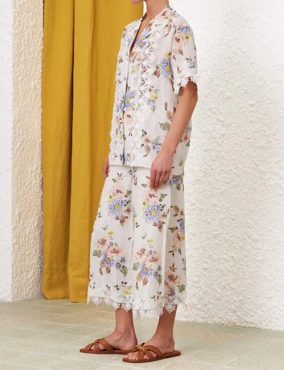 Best ZIMMERMANN Applique Oversized Shirt