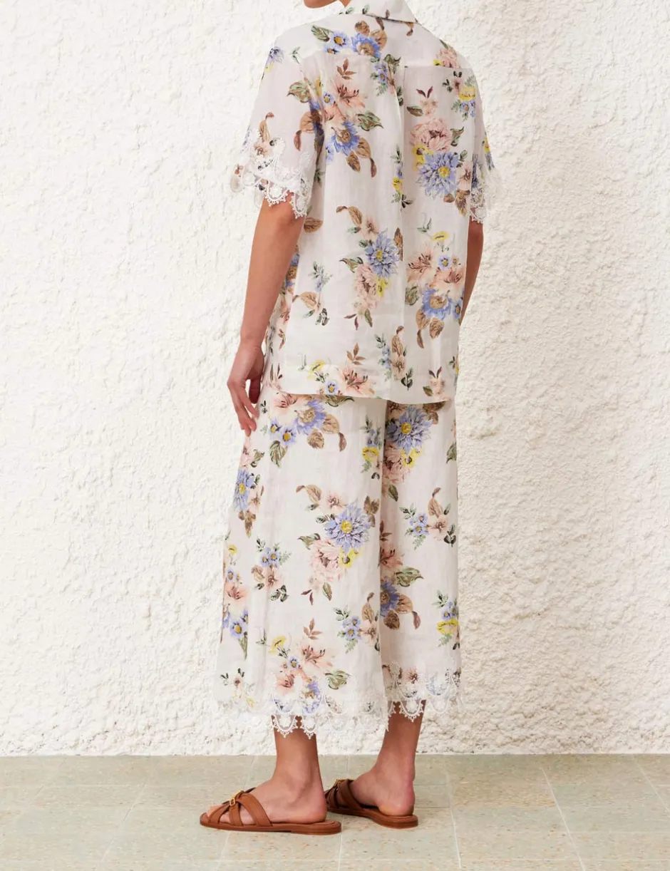 Best ZIMMERMANN Applique Oversized Shirt