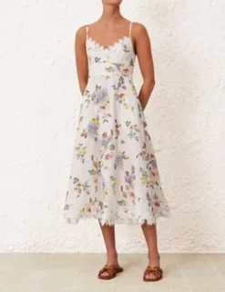 Outlet ZIMMERMANN Applique Picnic Dress
