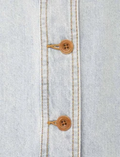 Hot ZIMMERMANN August A Line Denim Skirt
