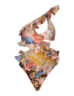 Sale ZIMMERMANN August Asymmetric Frill 1Pc