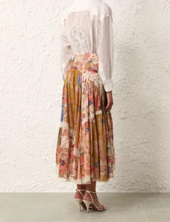 Clearance ZIMMERMANN August Asymmetric Skirt